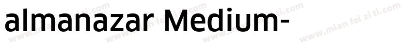 almanazar Medium字体转换